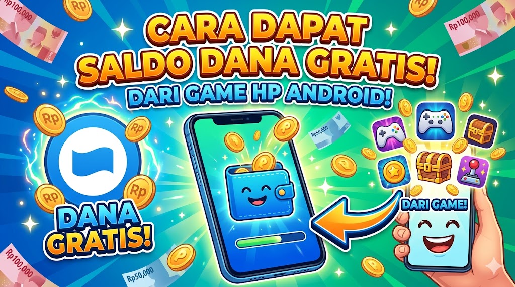 Cara Mendapatkan Saldo DANA Gratis dari Game di HP Android