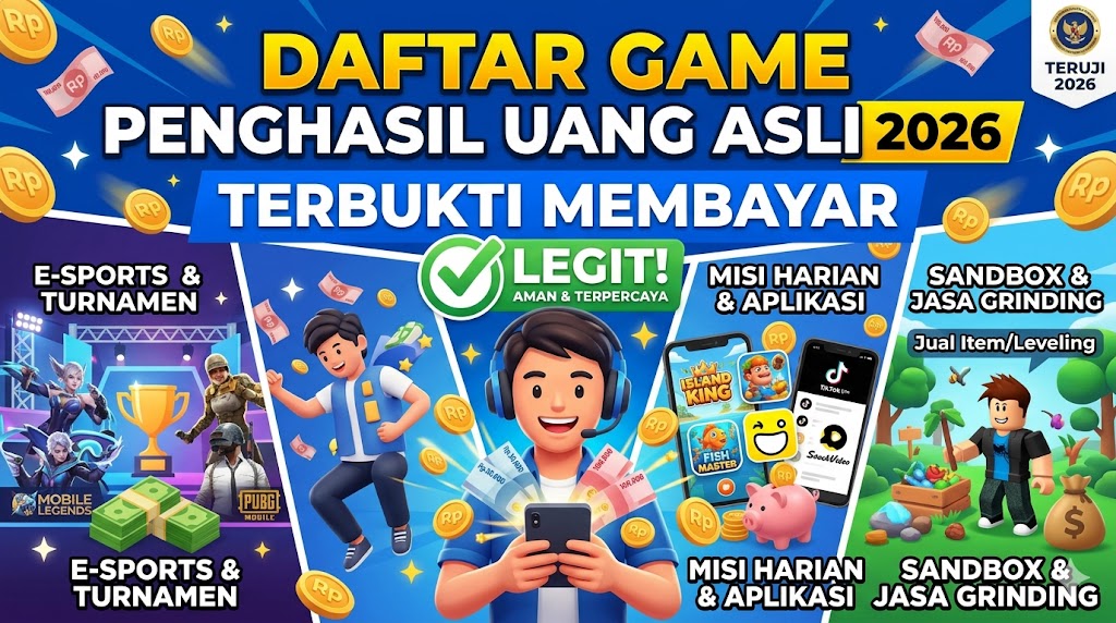 Daftar Game Penghasil Uang Asli yang Terbukti Membayar 2026
