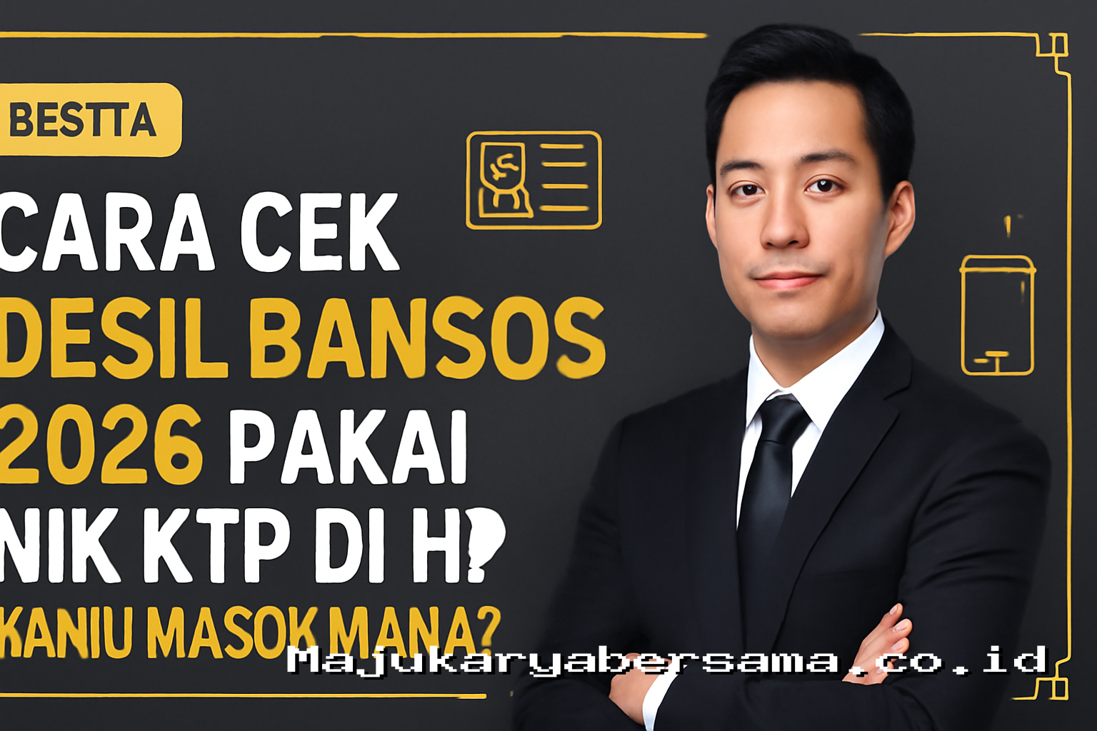 Cara Cek Desil Bansos 2026 Pakai NIK KTP di HP, Kamu Masuk Mana?