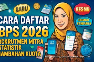 Cara Daftar BPS 2026: Rekrutmen Mitra Statistik Tambahan Kuota