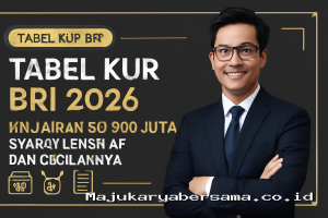 Tabel KUR BRI 2026 Pinjaman 50-500 Juta, Syarat Lengkap dan Cicilannya
