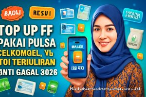 Top Up FF Pakai Pulsa Telkomsel, Indosat, XL, Tri Temurah Anti Gagal 2026